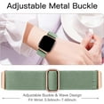 thumbnail image 3 of REQO Elastic Bands Compatible with Fitbit Versa 2 Band Women Men, 2Pack Soft Adjustable Nylon Breathable Sport Band for Versa/Versa 2/Versa Lite/SE Smartwatch Loop Stretchy Wristband, 3 of 7