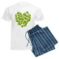 thumbnail image 6 of CafePress - Ginkgo Leaf Heart Men's Light Pajamas - Men's Light Loose Fit Cotton Pajama Set, 6 of 7