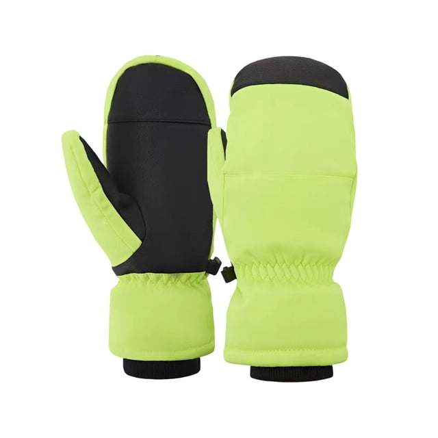 AWZXDE Ski Gloves Mens Winter Snowboard Warm Screen Cold Color Blocking Protection Water