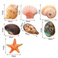 thumbnail image 6 of sunsanly Sea Life Plush Pillow Cute Shell Oysters Mussel Conch Abalone Doll Plushies Sofa Ornament PP Cotton Stuffed Doll Toy Children Plush Sleeping Pillow Home Decoration, 6 of 8