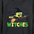 thumbnail image 3 of SpongeBob SquarePants - Best Witches - Women's Lightweight French Terry Long Sleeve Shirt, 3 of 6