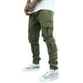 thumbnail image 3 of Ketyyh-chn99 Sweatpants for Men Classic Loose Fit Work Wear Trousers Green,2XL, 3 of 5