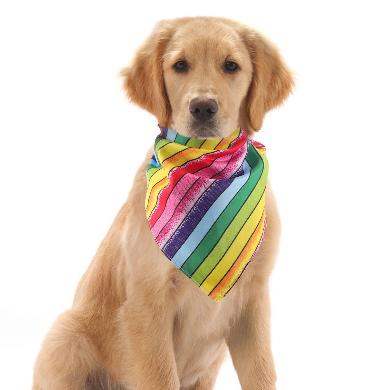 CATIEBYE Assorted Color Pet Dog Bandana Comfortable Breathable for Outdoors
