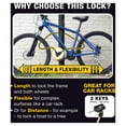 OnGuard 6Foot Straight Hardened Security Steel Cable Key Bike Lock