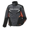 Polaris Tech54 NorthStar Snowmobile Jacket Waterproof Breathable Grey Orange - Large 286051306