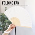 thumbnail image 1 of Vintage Japanese Lace Hand Folding Fan, Lightweight And Foldable, Perfect For Dancing Props, Wedding Gifts, Party Decoration, 1 of 8
