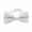 White, variant on bestolf Bow Ties Solid Color Pre-tied Bow Ties Adjustable Neck Bowtie for Graduation Wedding Party