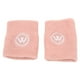thumbnail image 5 of 2 juegos de muñequeras para hombres y mujeres, gimnasio, correr, baloncesto, deporte, soporte para muñeca, funda envolvente, rosa, 5 of 14