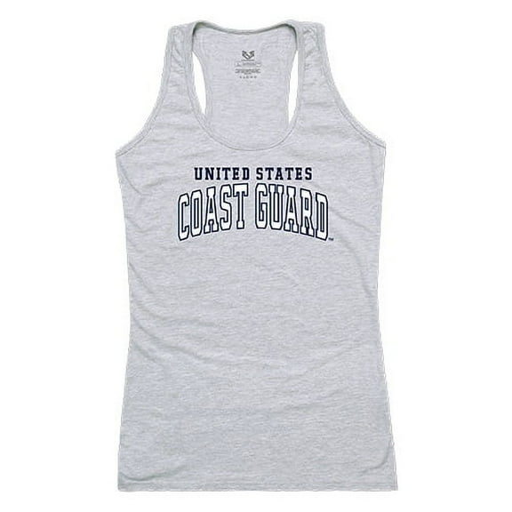 Rapid Dominance  Coast Guard 1 Graphic Tank Top, Heather Grey - Medium