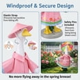 thumbnail image 3 of Liamobondopolis Cheerful Floral Rainy Day Porch Goose Outfit with Umbrella for 23 Inch Figurine Front Porch and Spring Decor, 3 of 6
