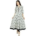 thumbnail image 3 of Bimba Women A-Line Anarkali Kurti Long With Pockets Designer Blouse, 3 of 7