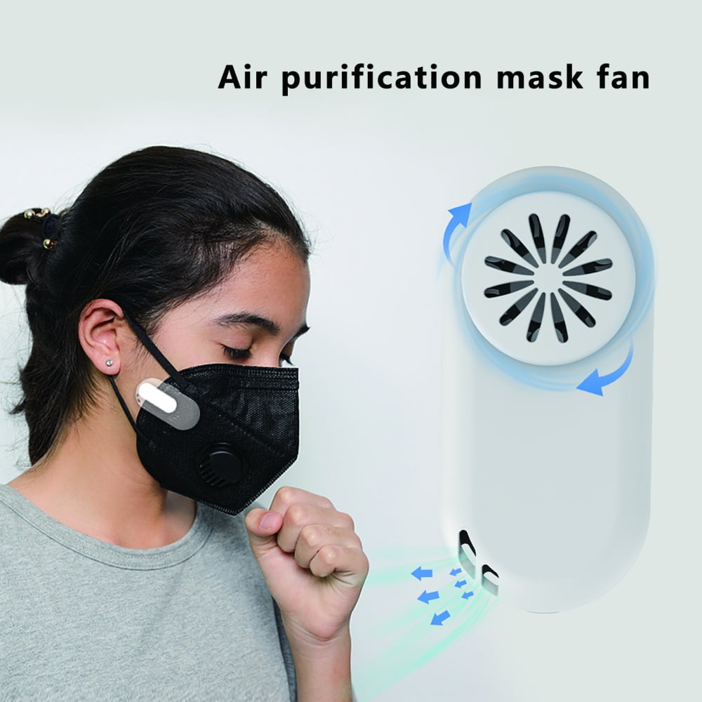 USB portable mini sports fan clipon face mask fan for summer personal