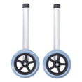 thumbnail image 2 of Walker Caster Wheels, Easy Installation Wheels for Walker 2pcs Strong Bearing Capacity Stainless Steel Legs Rollator Accessories Universal  for Disabled, 2 of 7
