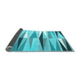 thumbnail image 2 of Ahgly Company Indoor Rectangle Abstract Light Blue Contemporary Area Rugs, 6' x 9', 2 of 4