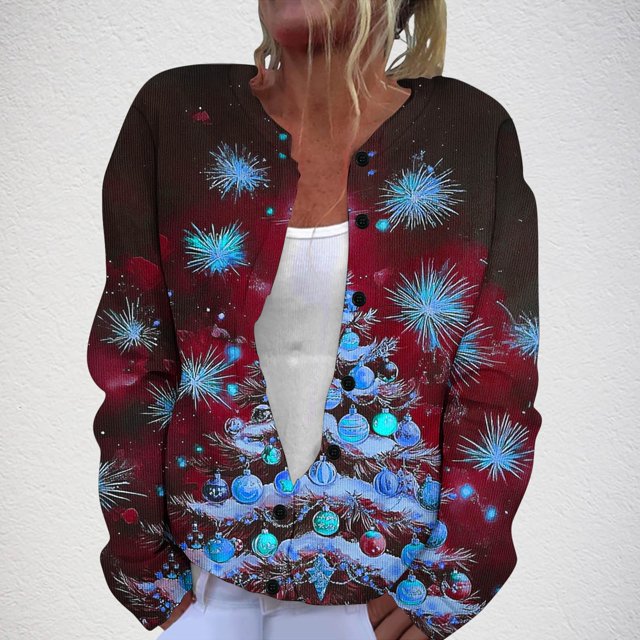 Sudadera de manga larga con capucha y bolsillos para mujer, estilo casual, con estampado de moda, de poliéster