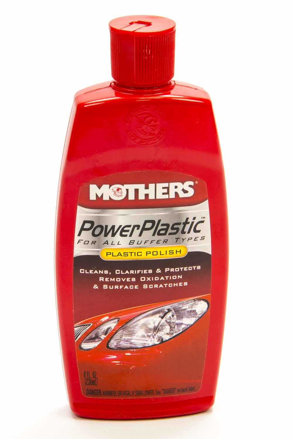 Mothers 08808 PowerPlastic 4Lights Plastic Polish (8 oz) 