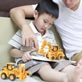 thumbnail image 4 of Press and Go Ingeniería Coches de juguete para niños Vehículos de construcción de juguete Vehículo de ingeniería para niños y niñas, 4 of 8