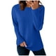 thumbnail image 3 of Camisas para mujer,Blusa informal de manga larga con cuello redondo para mujer, de poliéster, con estampado suave para uso diario, sopatenor, 3 of 9