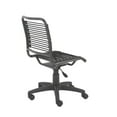 thumbnail image 4 of Eurostyle Chaise de Bureau à Dossier Bas en Noir, 4 of 5