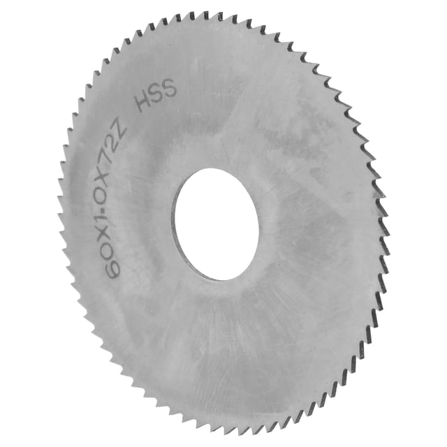 High Speed Steel Disc Saw Blade Circular Saw Blade Disc Cutting High Speed Steel Cutter Tool Hardware 60x1-0 72 Teeth