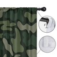 thumbnail image 4 of Blackout Kids Curtains,Dark Green Camo Classic Shapes Pattern Childrens Insulated Curtains Set Of 2,Bedroom Essentials,Toddler Room Decor 42"x84", 4 of 5