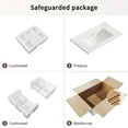 thumbnail image 6 of 24 inch Bathroom Vessel Sink, Ceramic Bathroom Vanity Sink Top with Overflow,White, 6 of 7