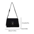 thumbnail image 2 of Bolso Hobo Elegante para Mujer Al Aire Libre Color Sólido Gran Capacidad (), 2 of 6