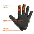 thumbnail image 5 of Ozark Trail Unisex Full-Finger Touchscreen Cycling Gloves, Small/Medium, Black, Adult, 5 of 6