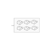 Genuine OE Land-Rover Roof Frame Repair Kit - LR132294