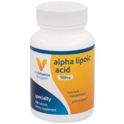 Alpha Lipoic Acid 100mg, Natural Antioxidant Formula to Support Glucose Metabolism  Promotes Healthy Blood Sugar, ALA Fights Free Radicals, Gluten  Dairy Free (120 Capsules) by The Vitamin (Best Non Dairy Formula)