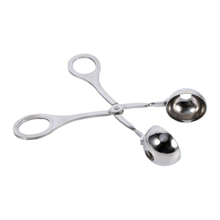  Meat Baller, 1.38“Stainless Steel Meatball Scoop Ball Maker  with Detachable Anti-Slip Handles, None-Stick Meatball Cutter, Kitchen Mold  Tools for Cookie Dough Scoop, Cake Pop Ice Scoop: Home & Kitchen