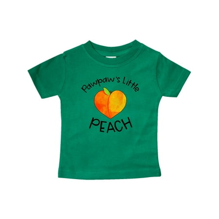 

Inktastic Pawpaw s Little Peach Cute Peach Heart Gift Baby Boy or Baby Girl T-Shirt