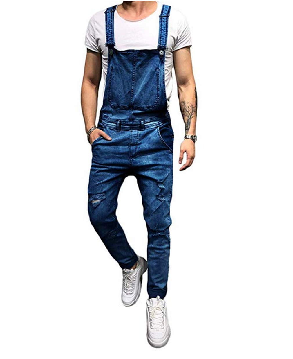 stonewash dungarees