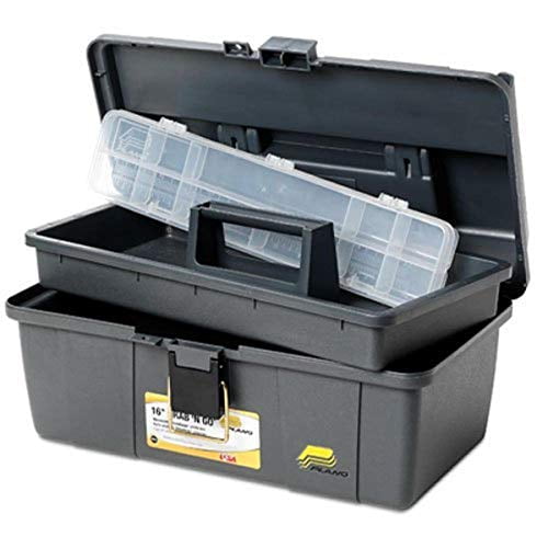 Plano 682007 26 GRAB-N-GO Storage Tool Box with Removable Tray, 