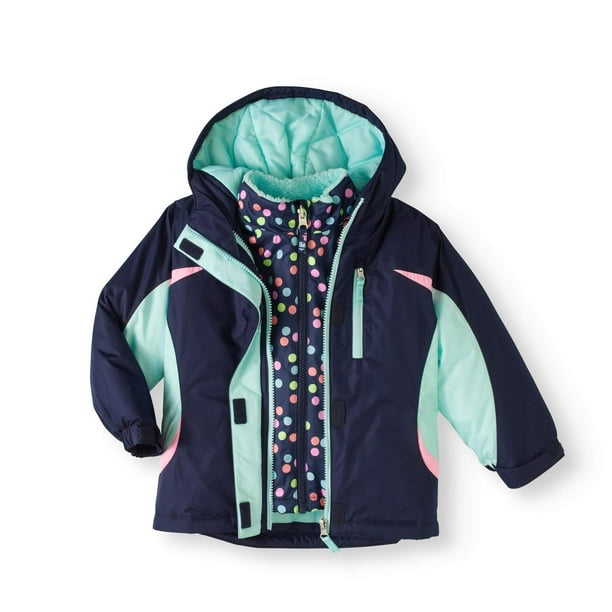 Healthtex Baby Toddler Girl 3 In 1 Ski/Snowboard Jacket With