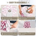 thumbnail image 4 of Ryvnso LED Bedside Table Lamp Pink Leopard Print Bedroom Desk Lamps Nightstand Lampshade M, 4 of 7