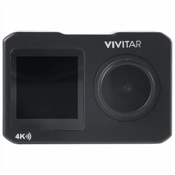 Vivitar Waterproof 4K Sports & Helmet Streaming Camera – Content Creator Kit – Open Box
