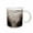White, variant on 3drose, Purple and Aqua Bokeh Sparkle with Internet Coding Overlay, 15oz Mug