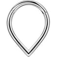 thumbnail image 1 of FANSING Surgical Steel Septum Jewelry 16g Teardrop Septum Rings for Women, 1 of 4