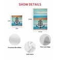 thumbnail image 7 of Nautical Anchor Kitchen Dish Towels for Drying Dishes Set of 3, Retro Blue Brown Wooden Boards Farmhouse Waffle Weave Microfiber Hand Tea Bathroom Towels Quick Dry & Absorbent Towel 15.7x23.6, 7 of 7