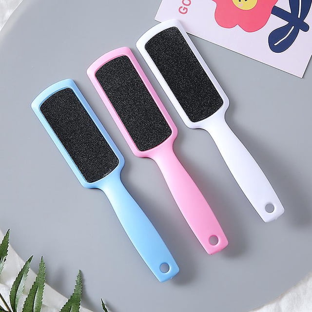 Juego de 3 limas de pedicura, exfoliante bilateral para pies, exfoliante profesional para pies para eliminar la piel muerta.