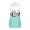 thumbnail image 6 of Green Womens Tops Summer Tank Tops for Women 2025 Loose Fit Pleated Square Neck Sleeveless Shirt Curved Flowy Vest Basic Cotton Tee Shirts for Women, 6 of 6