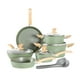 thumbnail image 1 of Juego de utensilios de cocina Kitchen Academy Induction, 12 piezas, color verde, 1 of 7