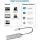 thumbnail image 5 of 6 In 1 Usb C Hub Multiport Adapters ,mac Dongle With 4k Hdmi, 100w Fast Charging, Usb-c And 3 Usb-a 5gbps Data Port, Usb 2.0, 5 of 5
