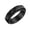Black, variant on Men Stainless Steel Hammered Spinner Ring 6mm Anxiety Relief Fidget Wedding Bands Gold Size 7