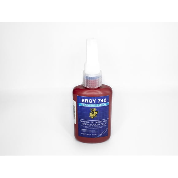 Fijador de Tornillos Permanente Azul 50ml Ergy Rojo