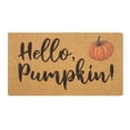 thumbnail image 1 of Halloween Decorations Inflatable Pumpkin Welcome Doormat For Outdoor Entrance Coir Front Door Mat With Non Slip Backing Fall Holiday Door Mat, 1 of 9
