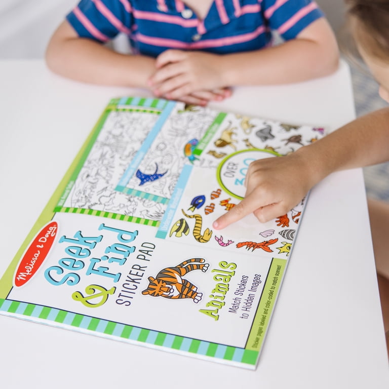 Paper Magic Eureka Stickerbook - Animal Success Learning Playground, 864 Stickers, Themed Sticker Pad