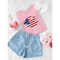 thumbnail image 3 of American Flag Grunge Style T-Shirt Toddler -Image by Shutterstock,  5 Toddler, 3 of 4