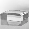 thumbnail image 4 of CiaoHER 2in Thickness Beveled Solid Acrylic Display Block Clear Polished Pedestal Stand Riser Solid Base (7x7), 4 of 4